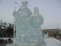 Eisfiguren Irkutsk - Sibirien - Russland
