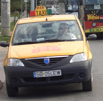 Taxi in Sibiu/Hermannstadt - Rumänien