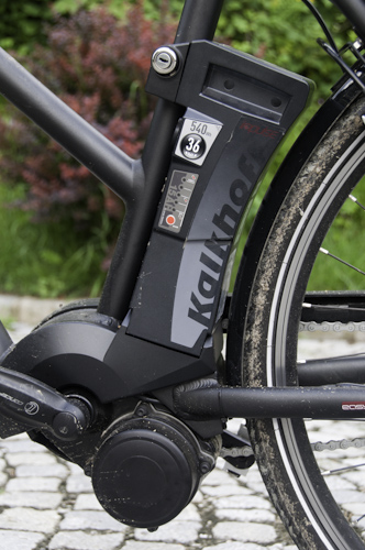 Bild: Akku am E-Bike Bild: Akku am E-Bike