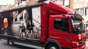 Bild: Bier-Lieferwagen