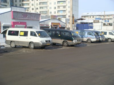 Marschrutkas in Irkutsk - Sibirien - Russland