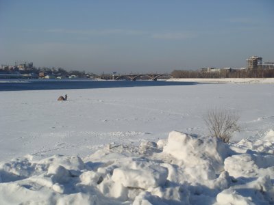 Die Angara in Irkutsk - Sibirien - Russland