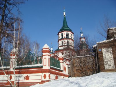 Kirche der Kreuzerhöhung in Irkutsk - Sibirien - Russland