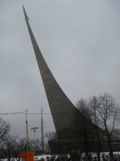 Juri Gagarin Raketen-Denkmal - Moskau - Russland