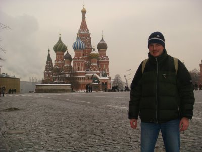 Basilius-Kathedrale am Roten Platz in Moskau - Russland