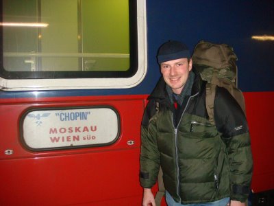"Check in" im Schlafwagen Wien - Moskau