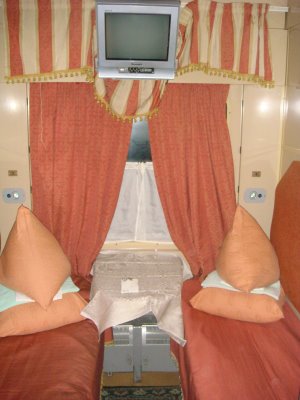 Transsibirische Eisenbahn - 2-Bett-Abteil 1. Klasse - Russland