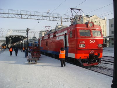 Transsibirische Eisenbahn - Lokomotive - Russland