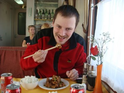 Zug Nr. 24 - Ulaanbaatar - Beijing Chinesischer Speisewagen