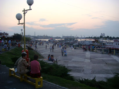 Strandpromenade Tulcea - Rumänien