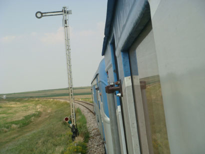 Signal auf der Strecke Medgidia - Tulcea, Rumänien