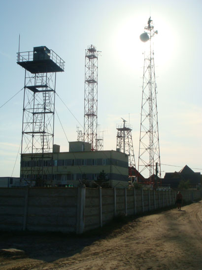 Radaranlage in Sfantu Gheorghe im Donaudelta - Rumänien