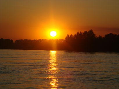 Sonnenuntergang Donaudelta - Rumänien