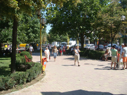 Park in Tulcea - Donaudelta - Rumänien