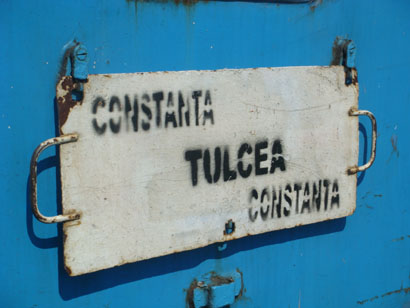 Zug Tulcea - Constanta, Rumänien