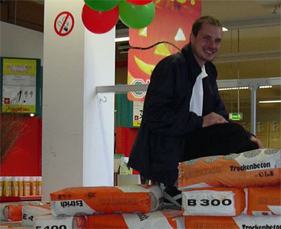 Hagebau-Promotion 2003 in Piding