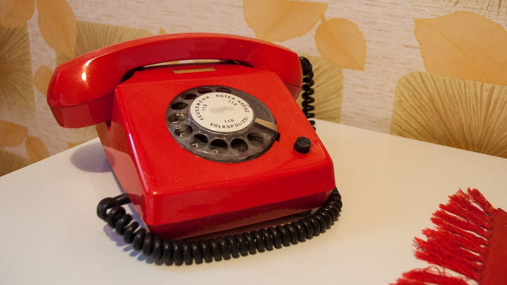 Ostel DDR Hotel Wählscheibentelefon