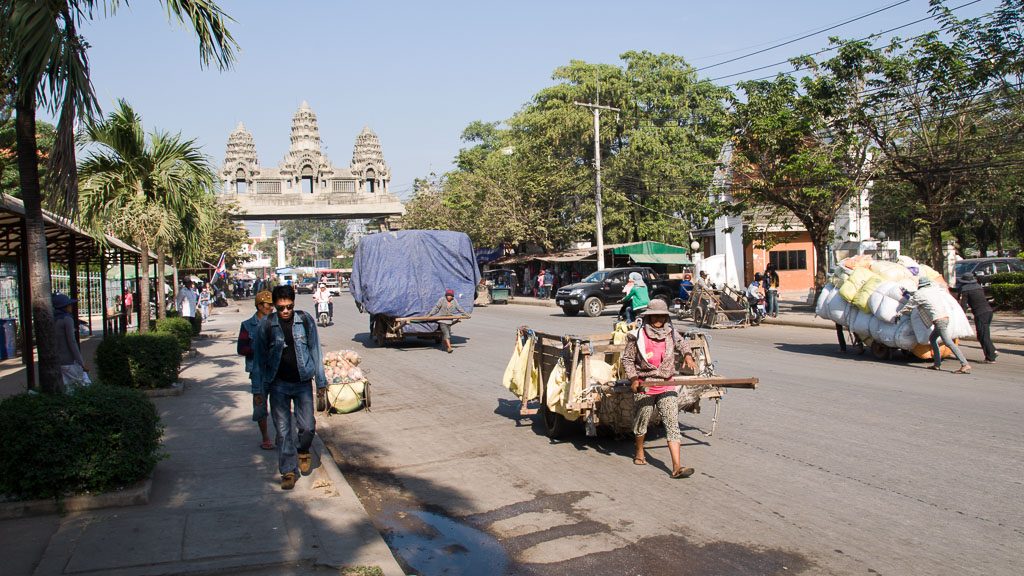 Grenzübergang Aranyaprathet-Poipet (Thailand/Kambodscha)