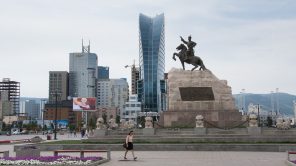 Süchbaatar Platz in Ulan-Bator