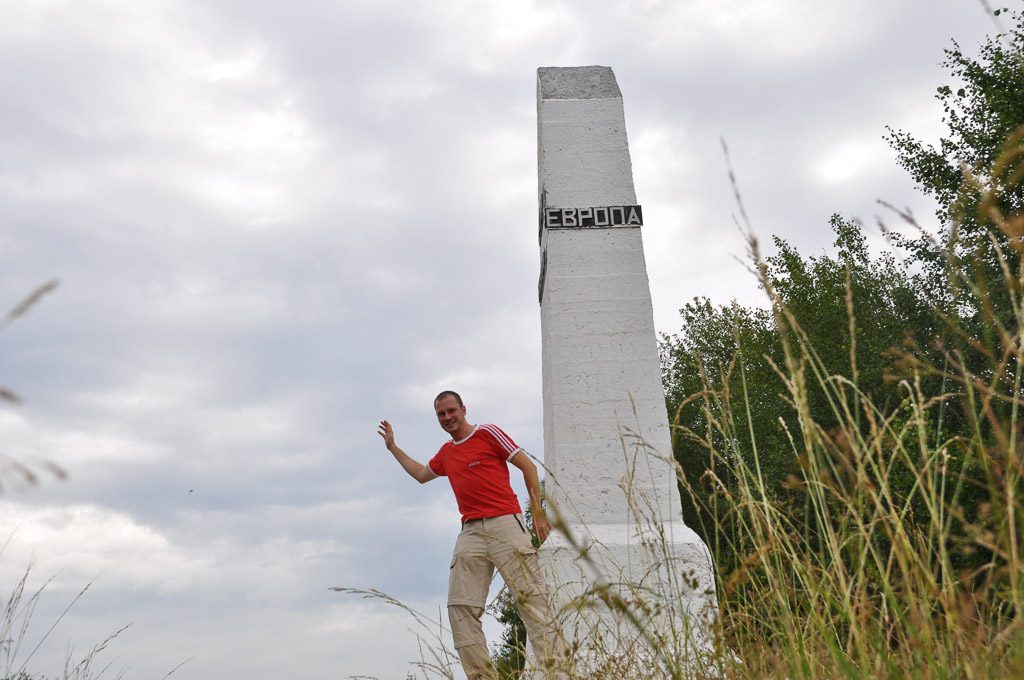 Gerhard Liebenberger beim Obelisk Europa-Asien 2010