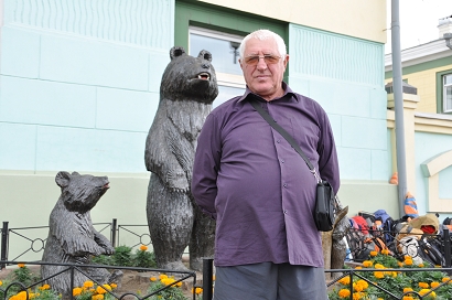 Anatolio und Bären in Ulan-Ude