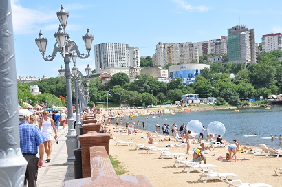 Strandpromenade von Wladiwostok