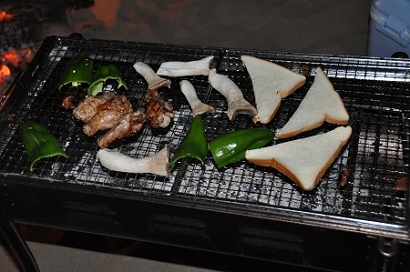Grillen am Strand