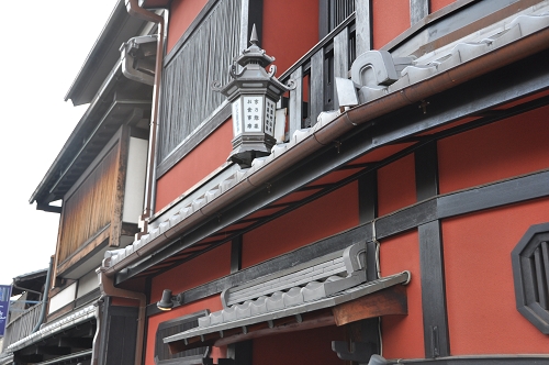 Holzhäuser im Stadtteil Gion