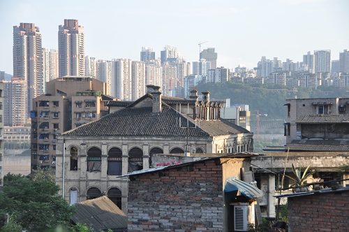 Italienische Häuser in Chongqing