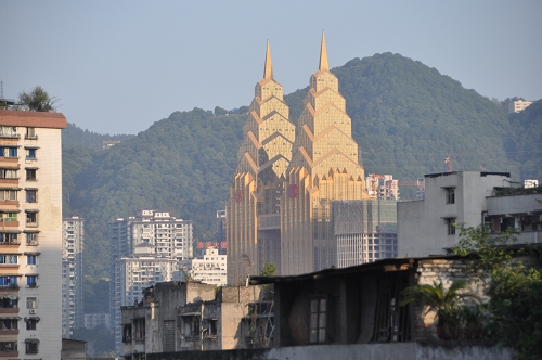 Hochhäuser in Chongqing
