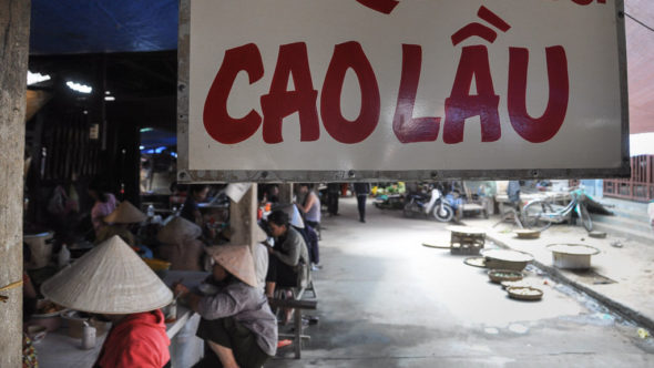 Cao Lau am Markt in Hoi An