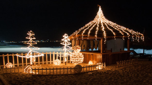 Weihnachten in Vietnam am Strand
