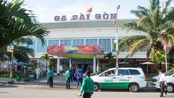 Bahnhof Saigon (Ho-Chi-Minh-Stadt) in Vietnam