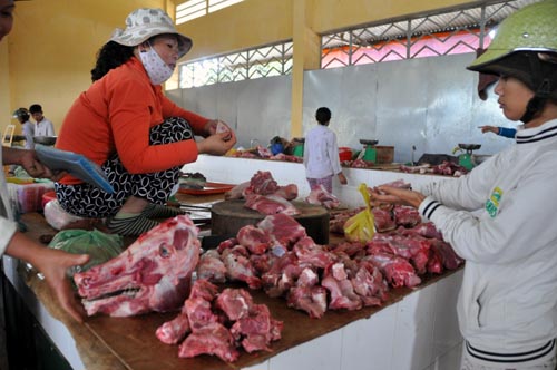 Bild: Marktszene aus dem Hochland in Vietnam