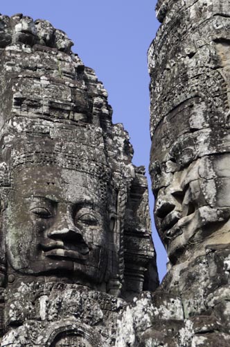 Bild: Lokeshvara am Bayon in Angkor Thom - Nähe Angkor Wat