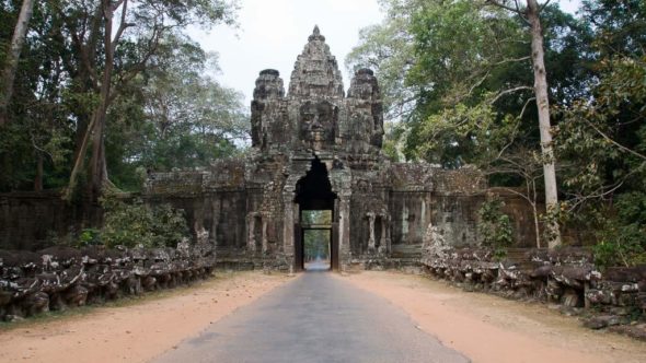 Angkor Wat: Tor von Angkor Thom