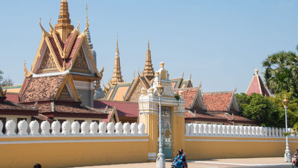 Dächer des Königspalast Phnom Penh