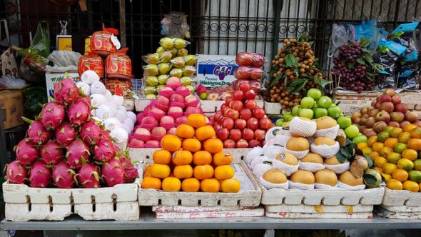 Obst Zentralmarkt Battambang