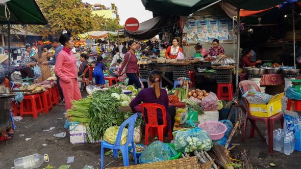 Psar Nat Zentralmarkt in Battambang
