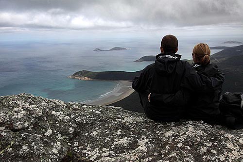 Bild: Silvan und Nadja am Mt. Oberon in Australien - Bild: Silvan & Nadja Häusler