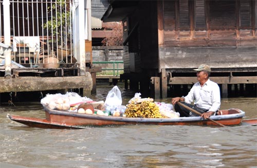 Bild: Khlongs in Bangkok