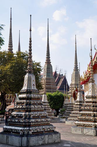 Bild: Chedi im Wat Pho in Bangkok