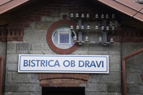 Bild: Bahnhof Bistrica ob Dravi - Slowenien