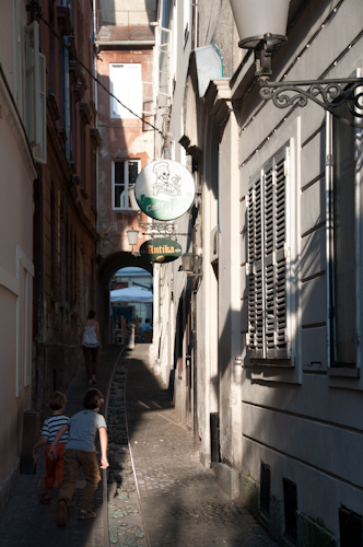 Bild: Altstadtgasse in Ljubljana