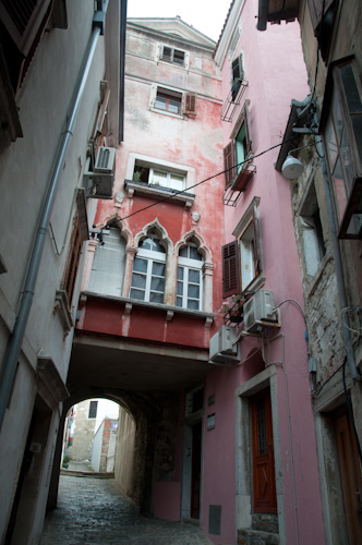 Bild: Gasse in Piran