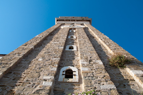 Bild: Turm der St. Georgs Kathedrale in Piran