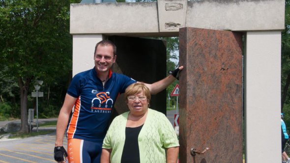 Gerhard Liebenberger und Fluchthelferin Berthilde Kanitsch