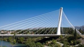 Bild: Millenniumsbrücke in Podgorica - Montenegro