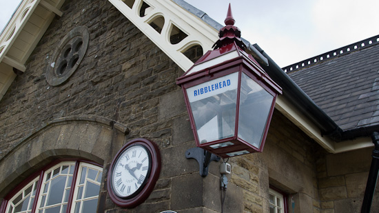 Bild: Ribblehead Bahnhof Laterne