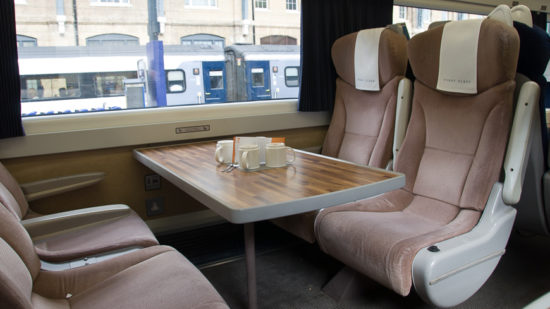 1. Klasse in der East Coast Main Line in Großbritannien